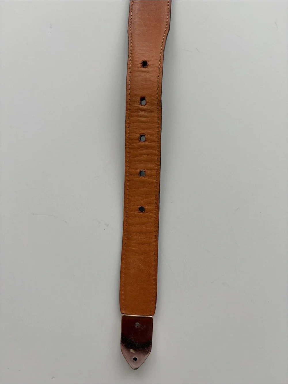 Brighton Black Croc-Embossed Leather Belt with Silver Buckle